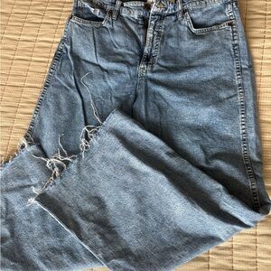 Sam Edelman Wide Leg Ankle Jeans